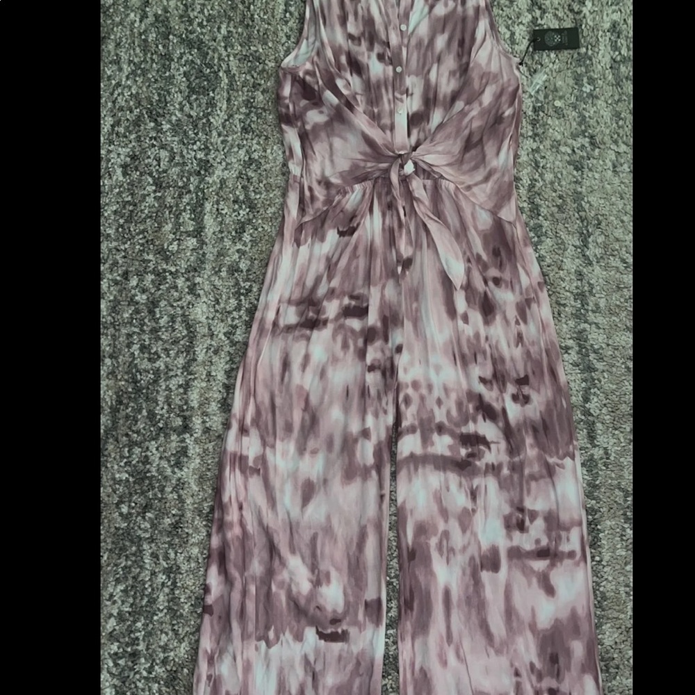 New Vince Camuto tie dye wrap jumpsuit Ladies Size XL - Picture 2 of 16